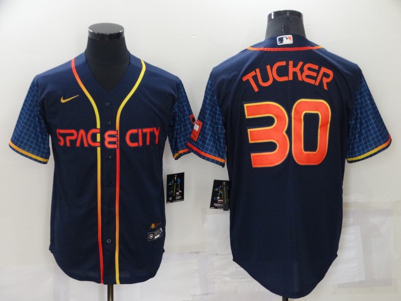 Astros 30 Kyle Tucker Navy Nike 2022 City Connect Cool Base Jersey,We sell and wholesale Astros 30 Kyle Tucker Navy Nike 2022 City Connect Cool Base Jersey on line form chian!
